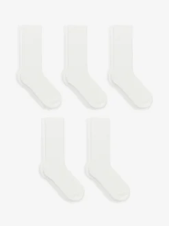 Gerippte Socken aus Supima-Baumwolle, 5er-Pack