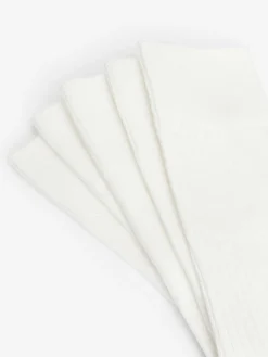 Gerippte Socken aus Supima-Baumwolle, 5er-Pack