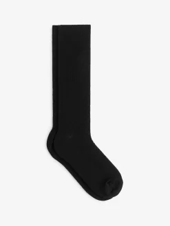 Gerippte Socken aus Wollmischung