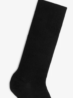 Gerippte Socken aus Wollmischung