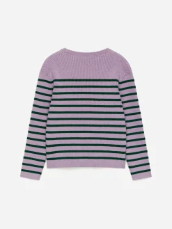 Gerippter Pullover