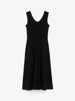 Geripptes Jerseykleid