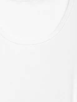 Geripptes Tanktop, 2er-Pack