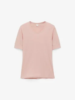 Geripptes T-Shirt