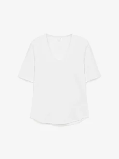 Geripptes T-Shirt