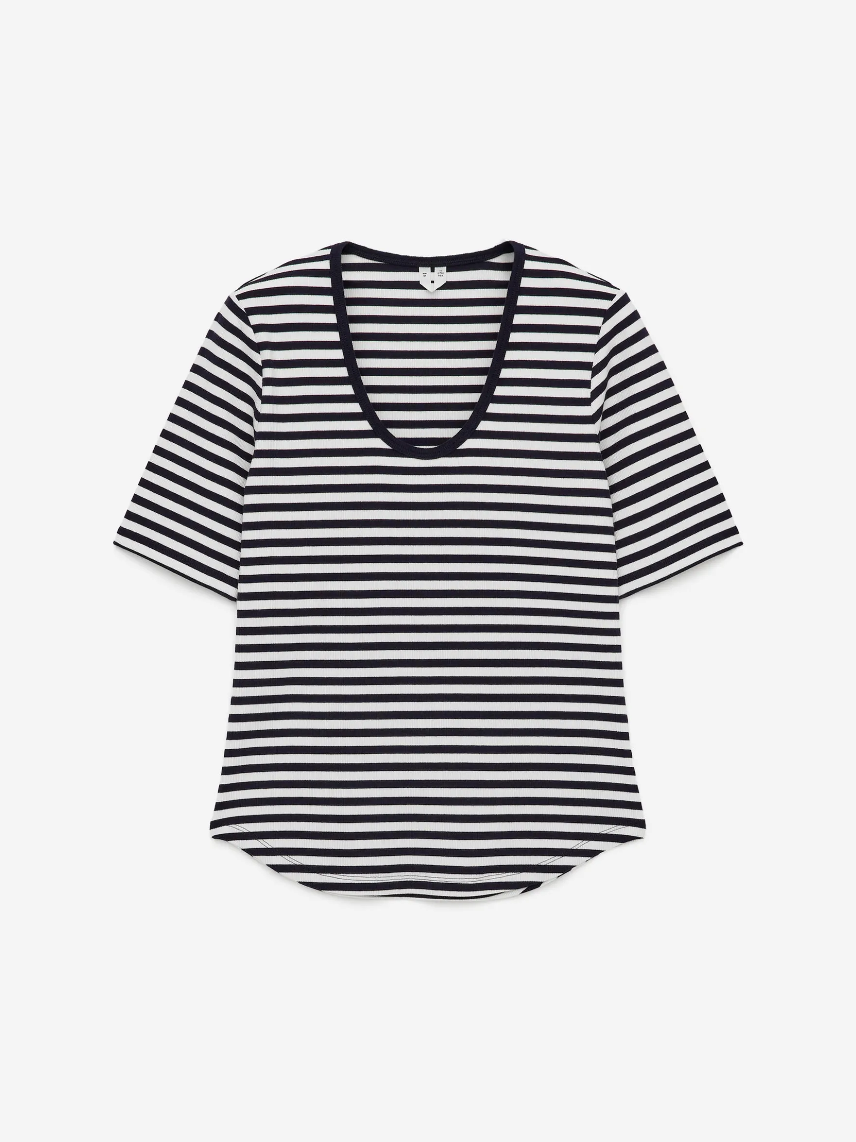 Geripptes T-Shirt
