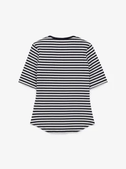 Geripptes T-Shirt