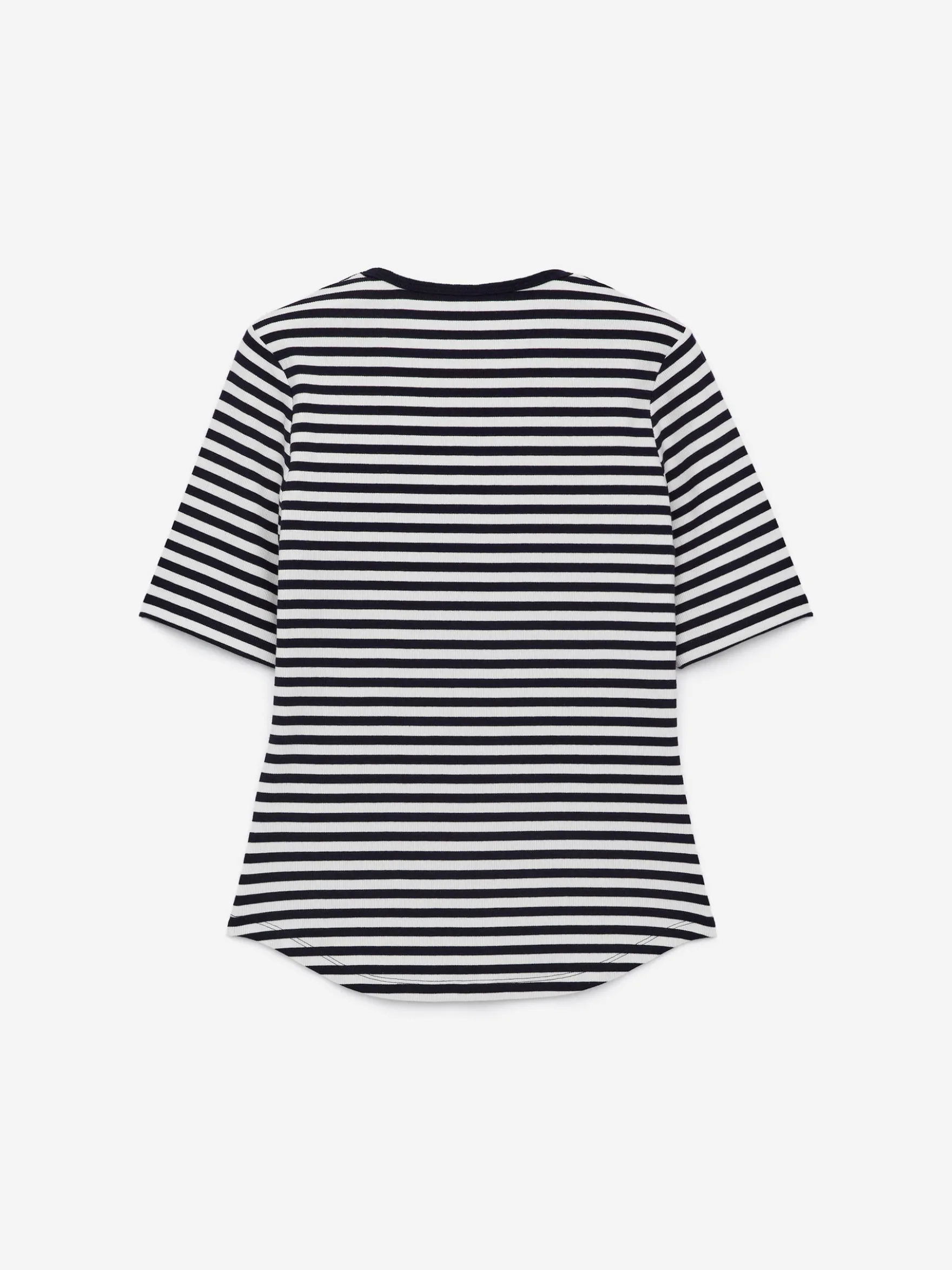 Geripptes T-Shirt