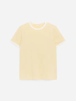 Geripptes T-Shirt
