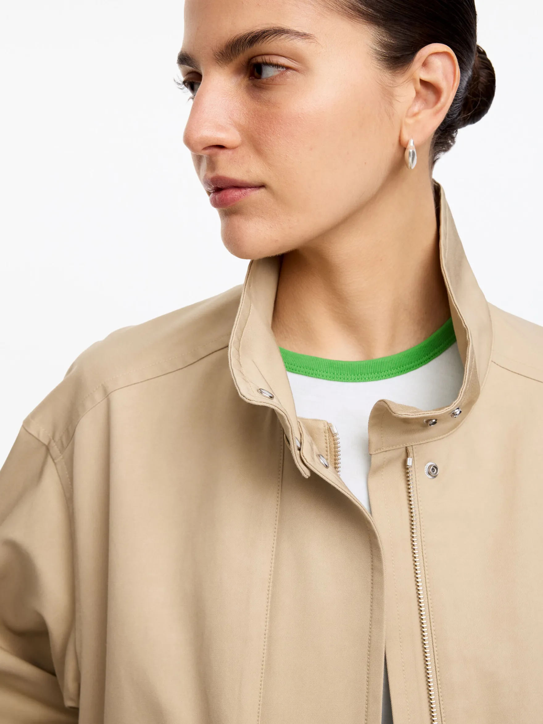 Geripptes T-Shirt