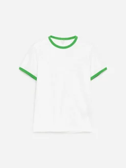 Geripptes T-Shirt