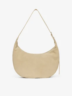 Geschwungene Tasche aus Spaltvelours