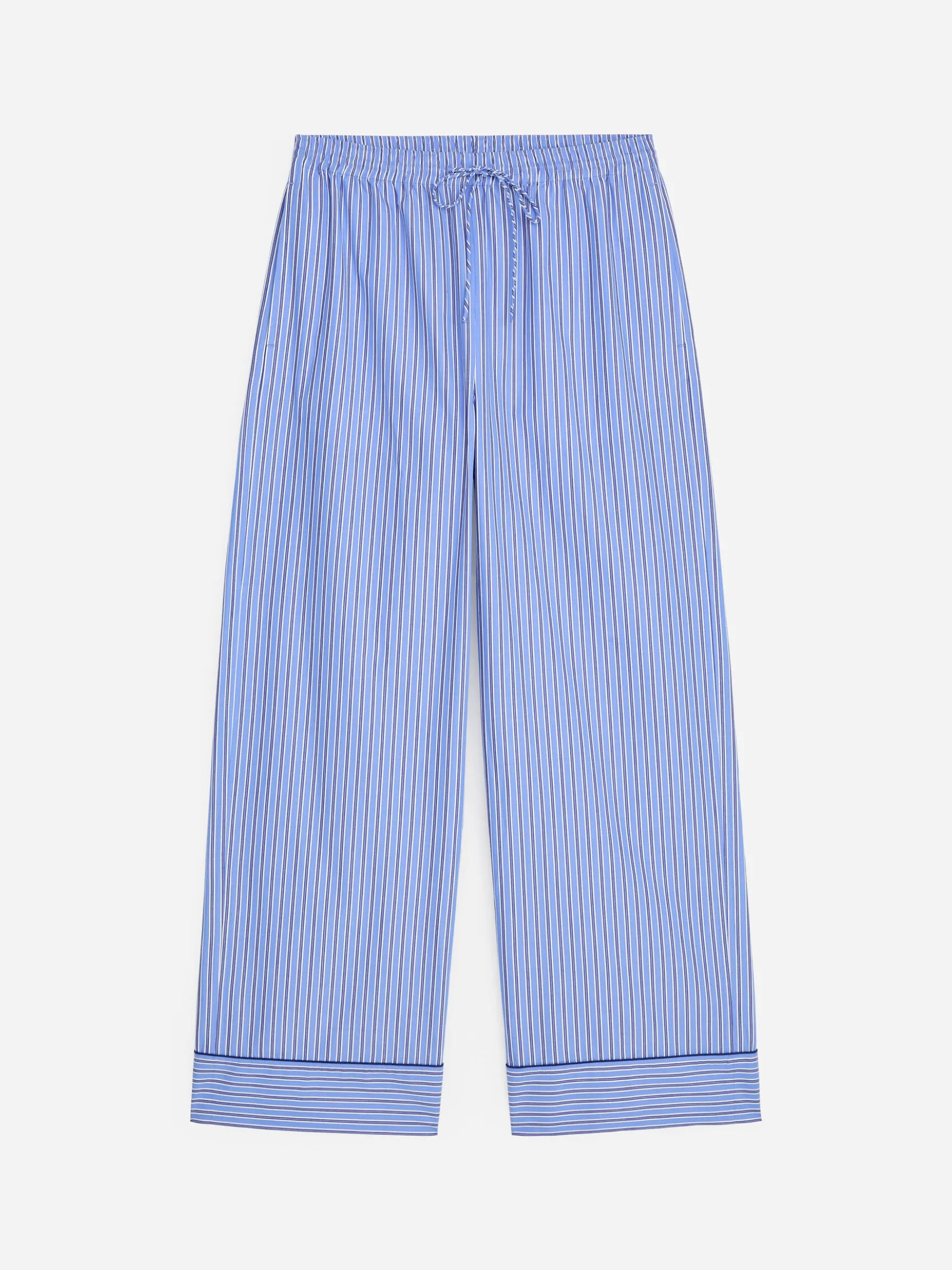Gestreifte Baumwollhose