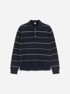 Gestricktes Poloshirt