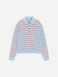 Gestricktes Poloshirt