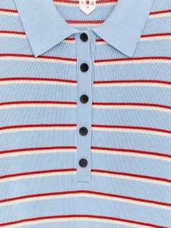 Gestricktes Poloshirt