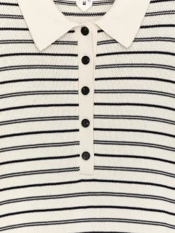 Gestricktes Poloshirt
