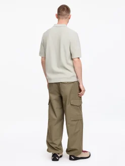 Gestricktes Poloshirt aus Baumwolle