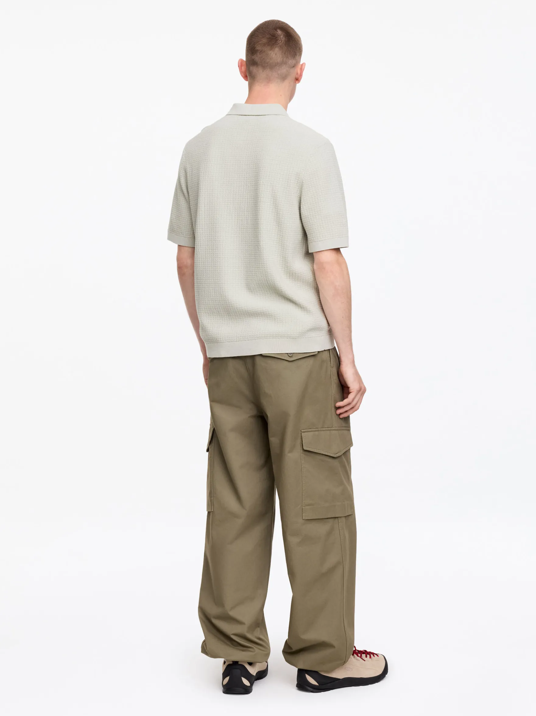 Gestricktes Poloshirt aus Baumwolle