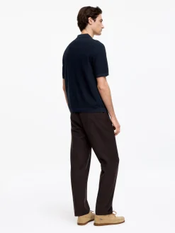 Gestricktes Poloshirt aus Baumwolle