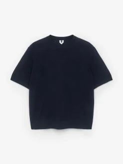 Gestricktes T-Shirt aus Merinowolle