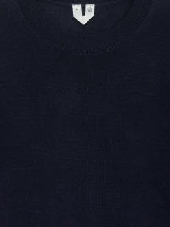 Gestricktes T-Shirt aus Merinowolle