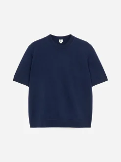 Gestricktes T-Shirt aus Merinowolle