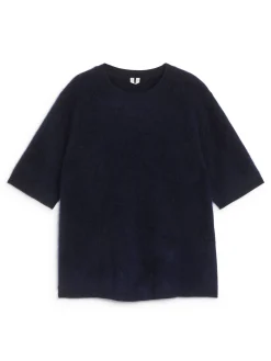 Gestricktes T-Shirt aus Wolle