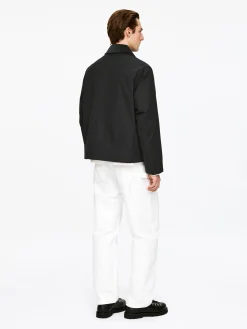 Gewachste Jacke aus Nylon und Baumwolle