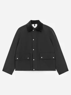Gewachste Jacke aus Nylon und Baumwolle