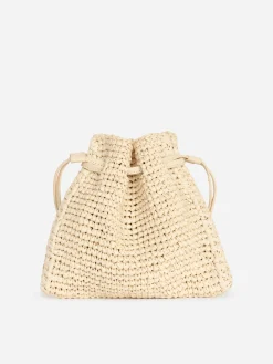 Gewebte Pouch aus Stroh