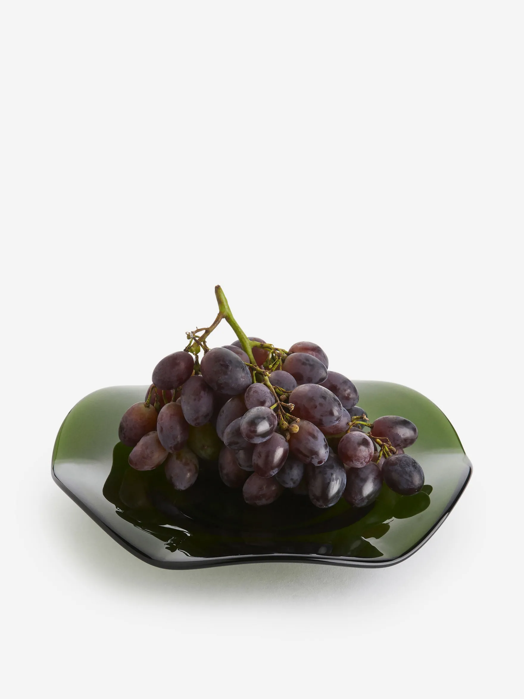 Gewellter Glasteller, 27 cm