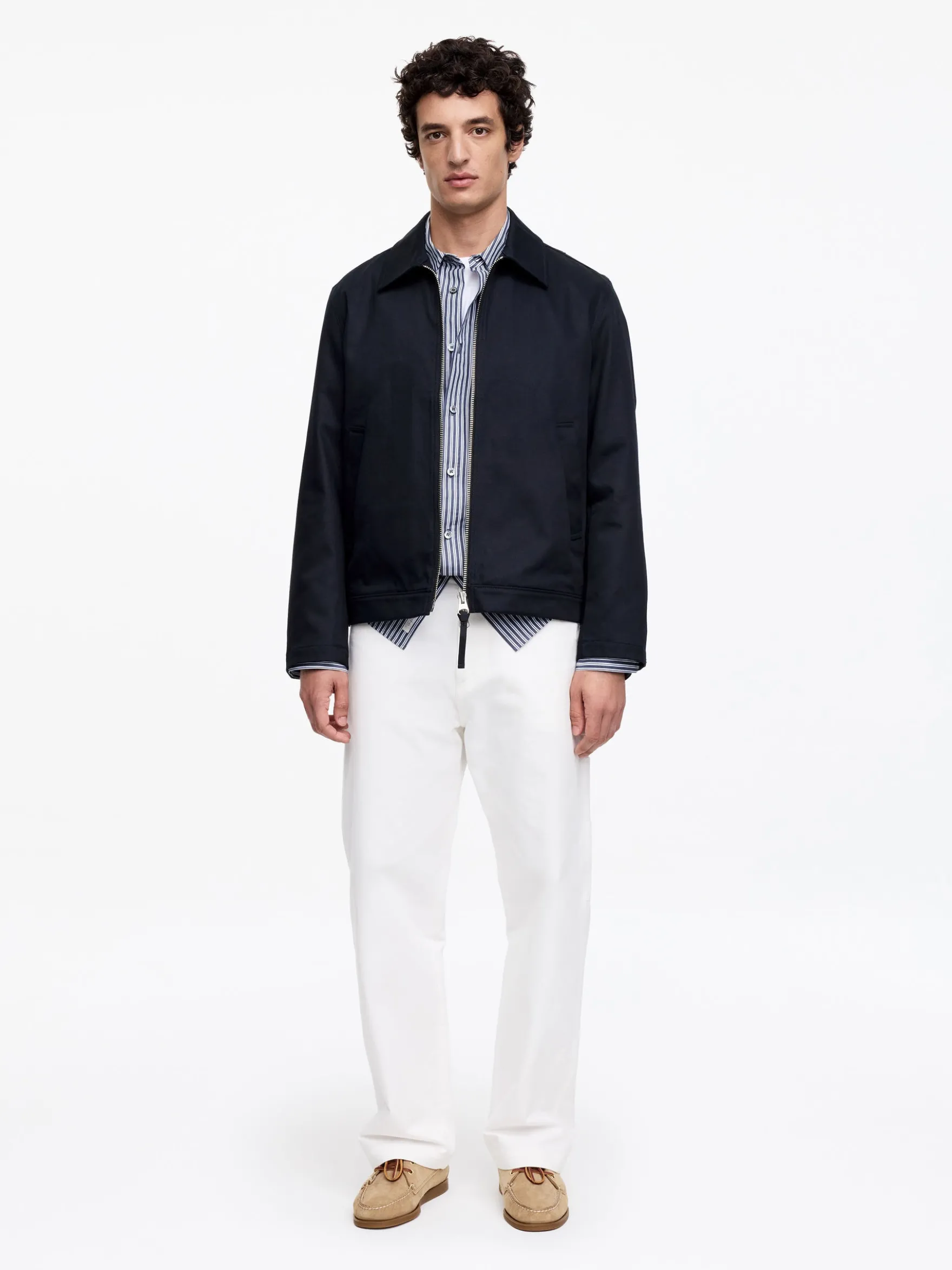 Harrington-Jacke aus Baumwolle