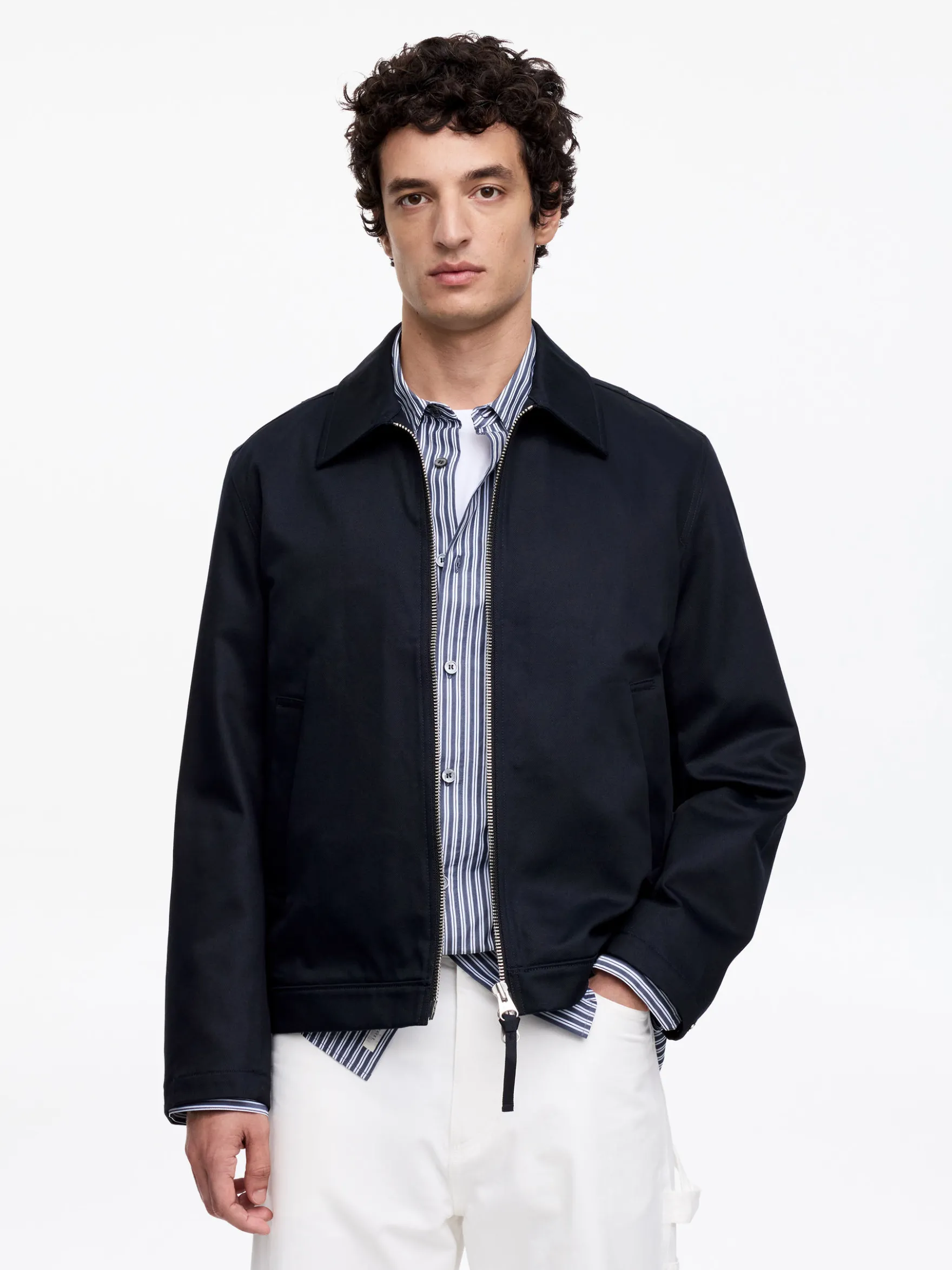 Harrington-Jacke aus Baumwolle