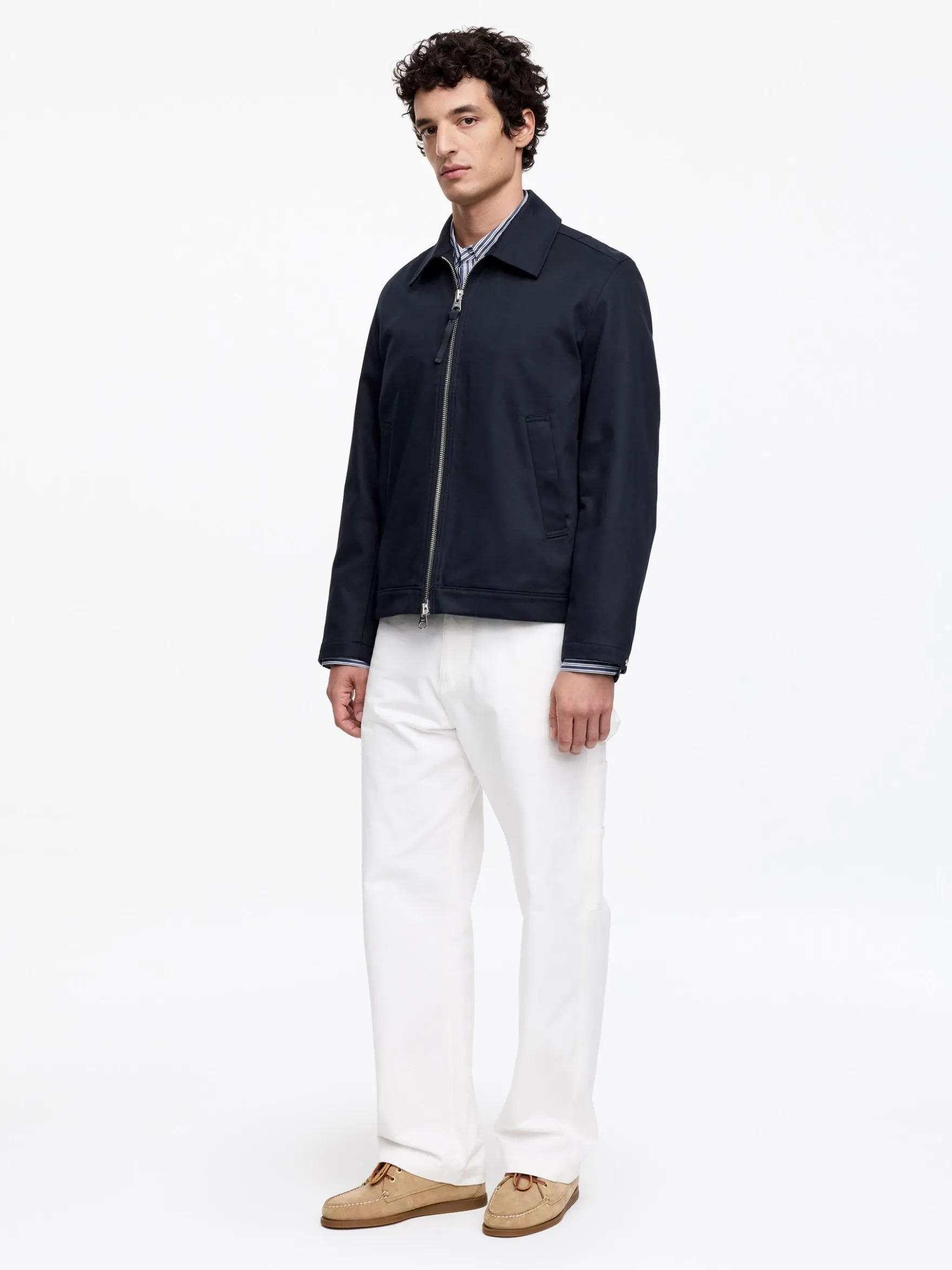 Harrington-Jacke aus Baumwolle