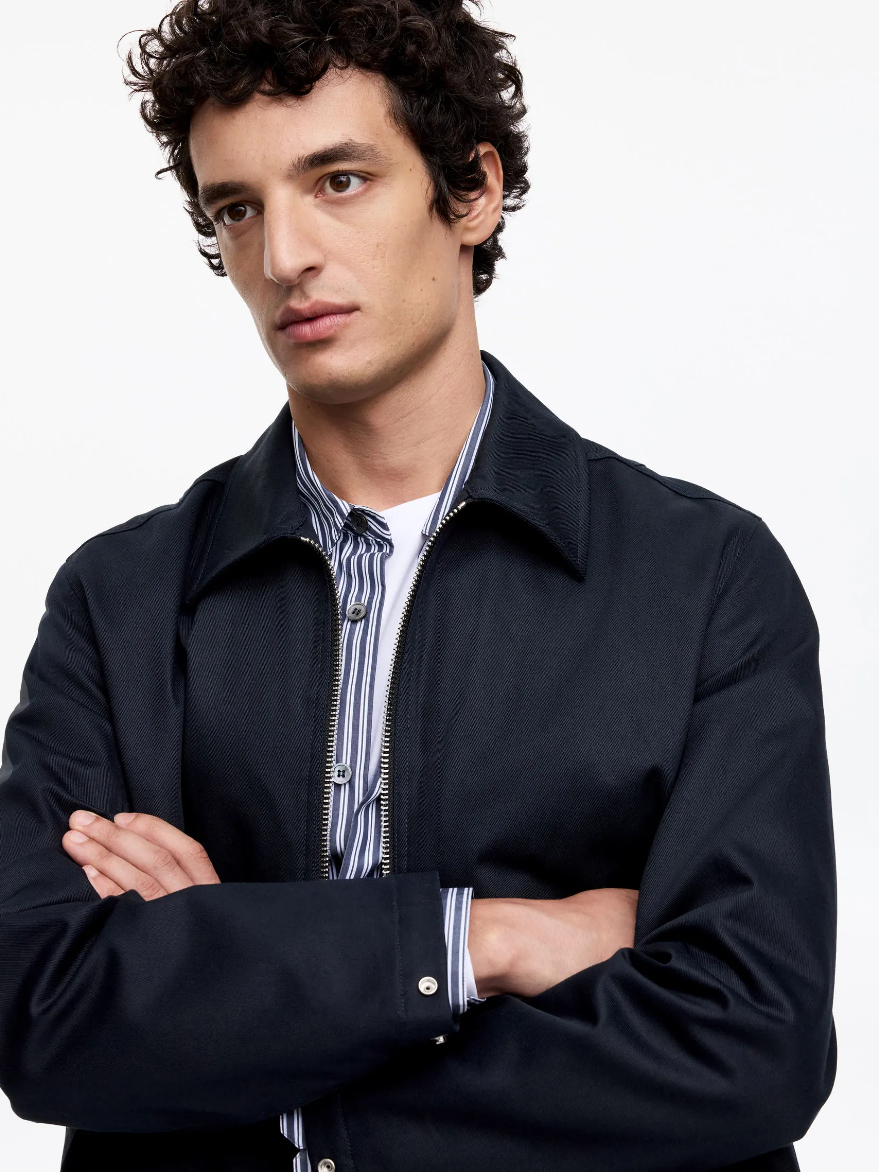 Harrington-Jacke aus Baumwolle