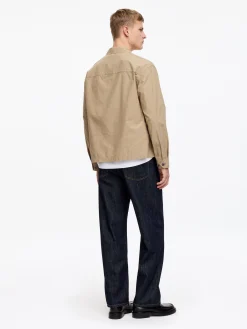 Harrington-Jacke aus Popeline
