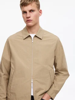 Harrington-Jacke aus Popeline