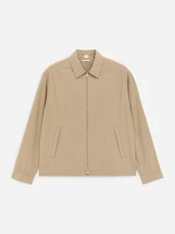 Harrington-Jacke aus Popeline