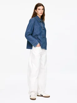 Hemd aus Denim-Twill
