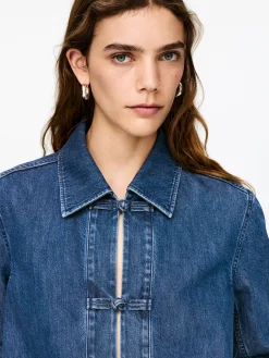 Hemd aus Denim-Twill