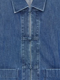 Hemd aus Denim-Twill