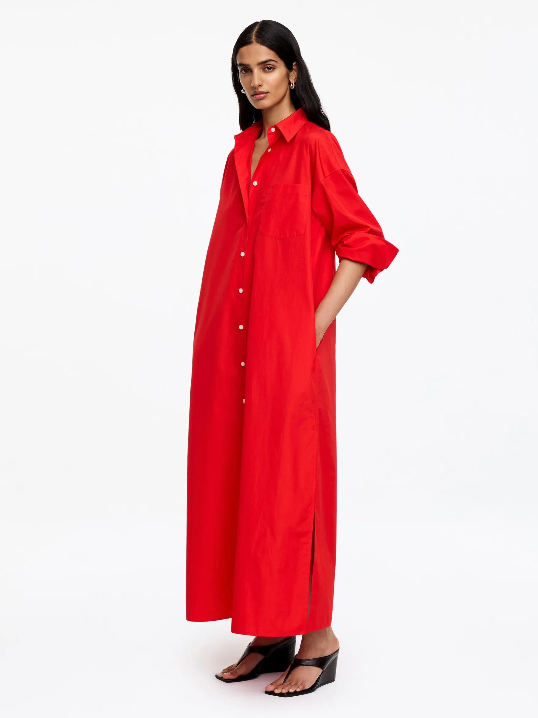 Hemdkleid aus Baumwolle