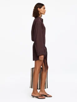 Hemdkleid aus Lyocell-Mischung