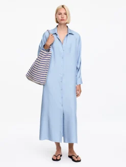 Hemdkleid aus Seidentwill