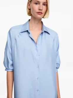 Hemdkleid aus Seidentwill
