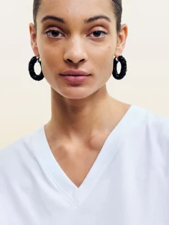 Hoops mit Perlen