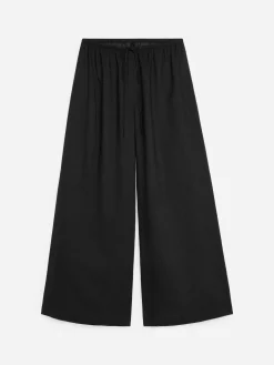 Hose aus Ramie mit Kordelzug