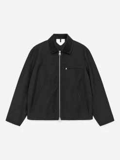 Jacke aus Baumwollcanvas