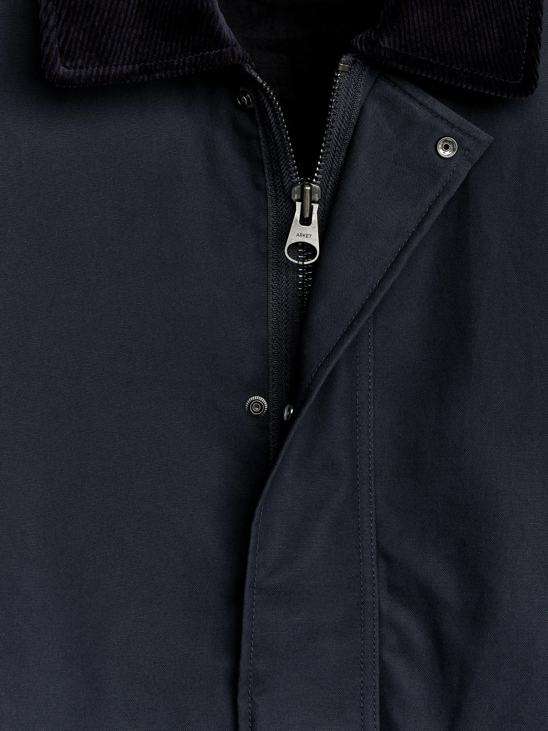 Jacke aus gewachster Baumwolle